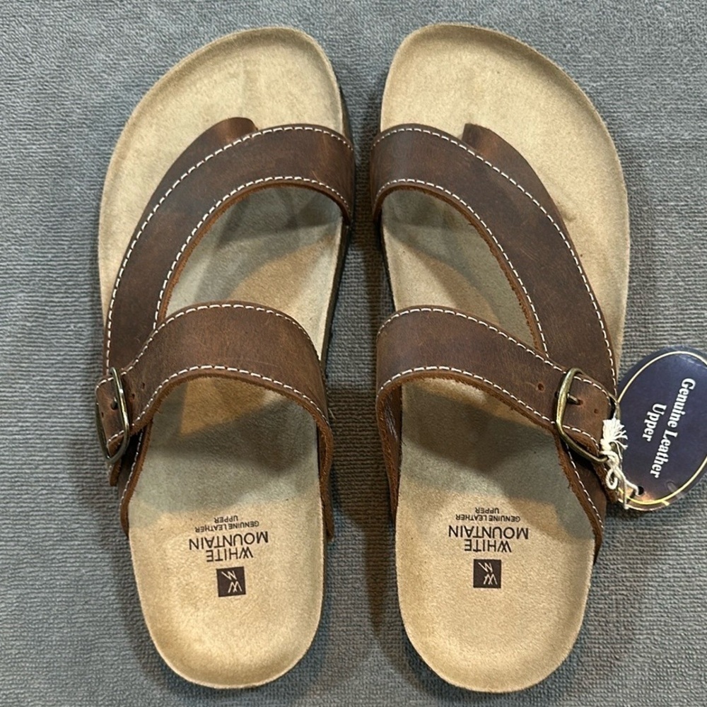 White Mountain Carly Footbed Sandal - Size 9